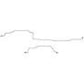 95-97 Dodge Ram 1500 Brake Line Kit 4WD Reg Cab/Long Bed  Stainless Steel