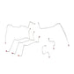 02-05 Dodge Ram 1500 Brake Line Kit 4WD Ext Cab/Short Bed AWABS - Complete Brake Line Kit Car Part People