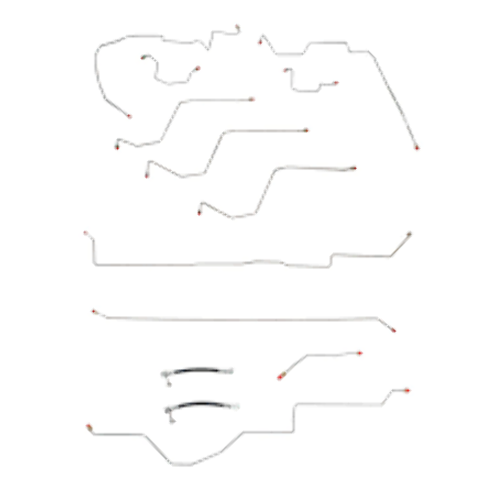 02-05 Dodge Ram 1500 Brake Line Kit 4WD Ext Cab/Short Bed Stainless Steel - Complete Brake Line Kit Car Part People