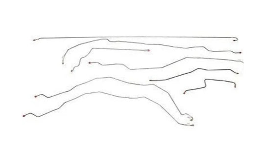 01-07 Chevrolet Silverado 2500 HD Brake Line Kit Reg Cab/Long Stainless Steel - Complete Brake Line Kit Car Part People