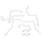 95-97 Dodge Ram 2500 Brake Line Kit 4WD Ext Cab/Long Bed AWABS Manual Trans