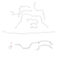 95-97 Dodge Ram 2500 Brake Line Kit 4WD Ext Cab/Long Bed AWABS Manual Trans