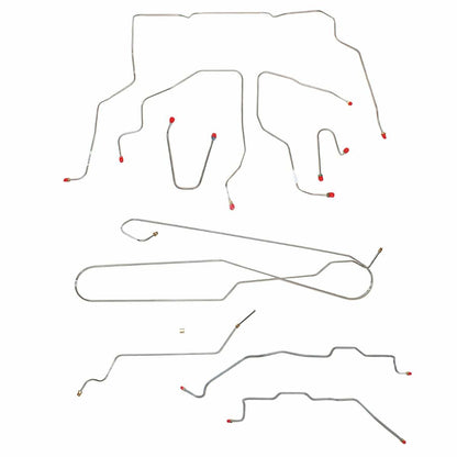 95-98 Chevrolet Silverado K1500 Brake Line Kit 4x4 Ext Cab/Short Bed - Complete Brake Line Kit Car Part People