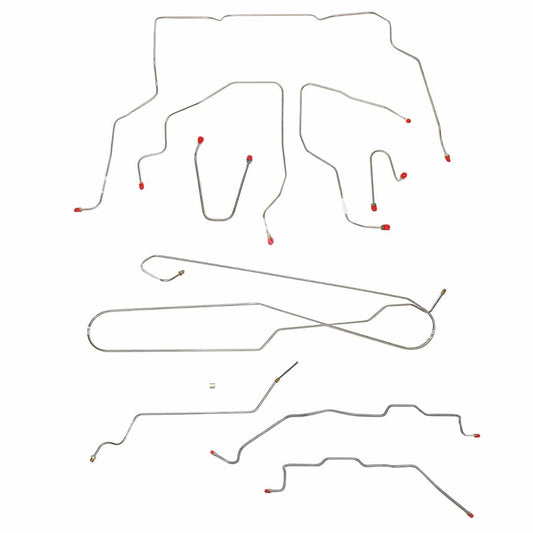 95-98 Chevrolet Silverado K1500 Brake Line Kit 4x4 Ext Cab/Short Bed - Complete Brake Line Kit Car Part People