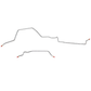 98-01 Dodge Ram 3500 Brake Line Kit 4WD Ext Cab/Short Bed RWABS Manual Trans - Complete Brake Line Kit Car Part People