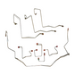 Fine Lines CBK0051OM - Brake Line Kit 4WD Ext Cab/Long Bed AWABS Disc Brakes for 01-02 Dodge Ram 3500