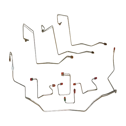 Fine Lines CBK0051OM - Brake Line Kit 4WD Ext Cab/Long Bed AWABS Disc Brakes for 01-02 Dodge Ram 3500