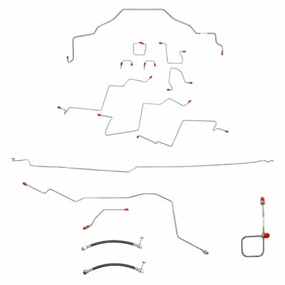 For Dodge Ram 2500 01-02 BrakeLine LongBed ExtCab AWABS DiscBrake-CBK0056OM-CPP - Complete Brake Line Kit Car Part People