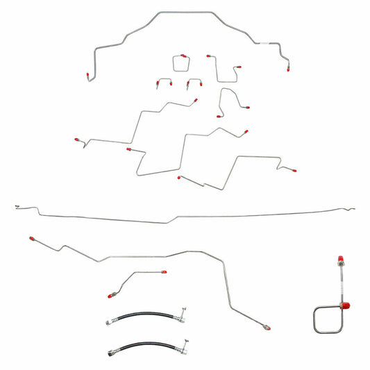 For Dodge Ram 2500 01-02 BrakeLine LongBed ExtCab AWABS DiscBrake-CBK0056OM-CPP - Complete Brake Line Kit Car Part People