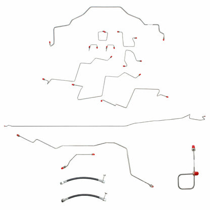 For Dodge Ram 2500 01-02 BrakeLine LongBed RegCab AWABS DiscBrake-CBK0058SS-CPP