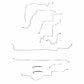 2002-05 Dodge Ram 1500 Brake Line Kit Quad Cab/Short Bed 4x4 RWABS Stainless CBK0059SS