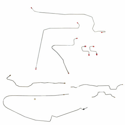93-95 Jeep Wrangler Brake Line Kit Non ABS - Complete Brake Line Kit Car Part People