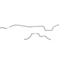 93-95 Jeep Wrangler Brake Line Kit Non ABS