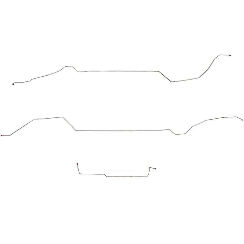 00-03 Chevrolet Malibu w/ABS and Traction Control Complete Brake Line Kit Stainless CBK0064SS - Complete Brake Line Kit Car Part People