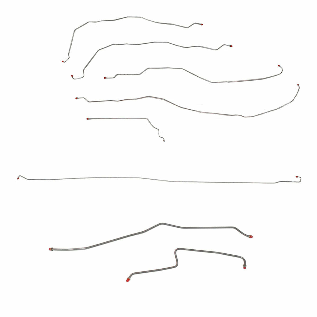 01-07 Chevrolet 3500 Brake Line Kit Crew Cab/Long Bed Dually Stainless Steel - Complete Brake Line Kit Car Part People
