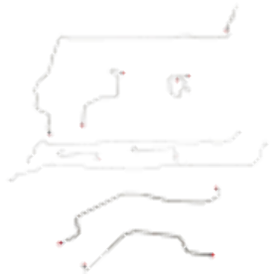 06-10 Hummer H3 Brake Line Kit - Complete Brake Line Kit Car Part People