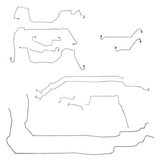 04-06 Pontiac GTO Brake Line Kit - Complete Brake Line Kit Car Part People