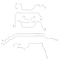 2005-2006 Pontiac GTO Complete Brake Line Kit Stainless Steel CBK0069SS
