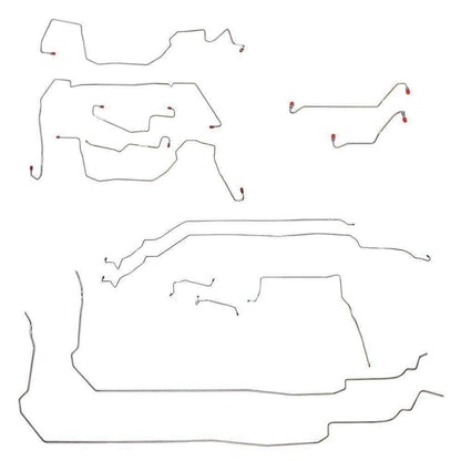 04-06 Pontiac GTO Brake Line Kit Stainless Steel - Complete Brake Line Kit Car Part People