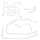 04-06 Pontiac GTO Brake Line Kit Stainless Steel