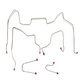 95-98 Chevrolet Silverado K1500 Brake Line Kit Reg Cab/Short Bed - Complete Brake Line Kit Car Part People