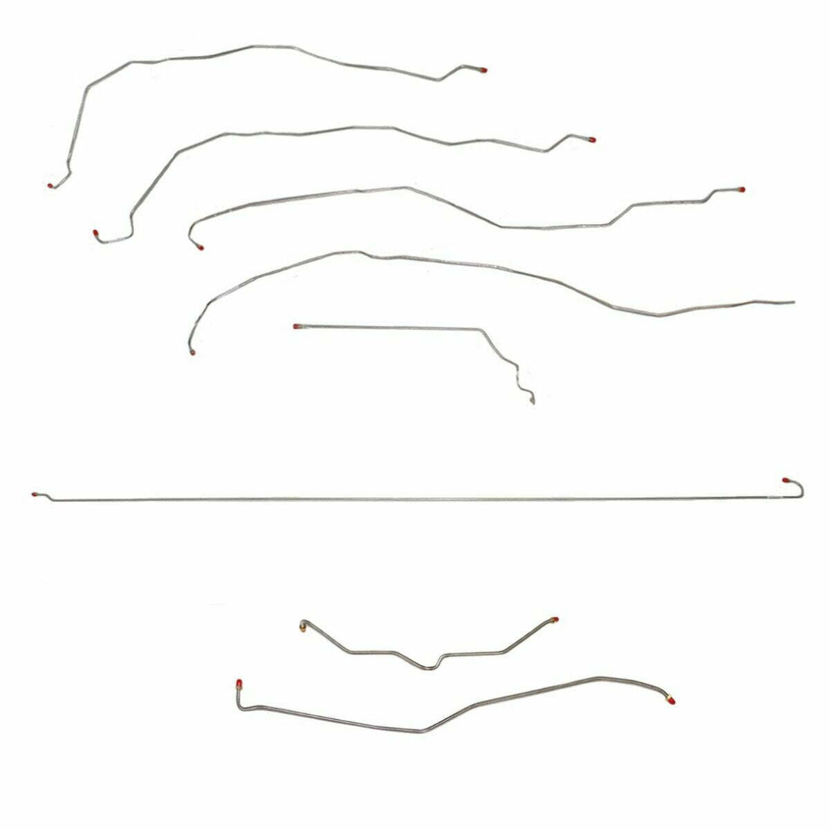 01-07 Chevrolet Silverado 2500HD Complete Brake Line Kit Crew Cab Non Dually Stainless - Complete Brake Line Kit Car Part People