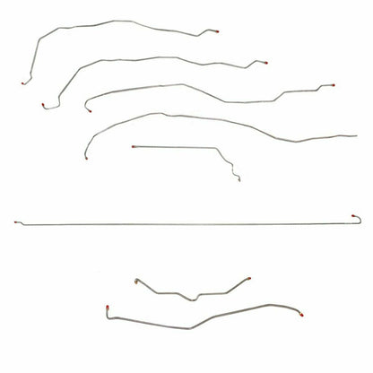 01-07 Chevrolet Silverado 2500HD Complete Brake Line Kit Crew Cab Non Dually Stainless - Complete Brake Line Kit Car Part People