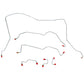 95-97 Dodge Ram 2500/3500 4WD Reg Cab/Long Bed RWABS Complete Brake Line Kit Steel