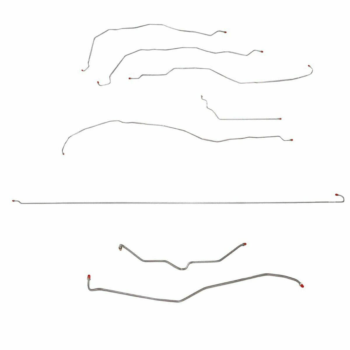 01-07 Chevrolet 2500 HD Brake Line Kit Ext Cab/Short Bed Stainless Steel - Complete Brake Line Kit Car Part People