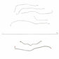 2001-2007 Chevrolet Silverado 2500HD Complete Brake Line Kit Ext Cab Short Bed Stainless