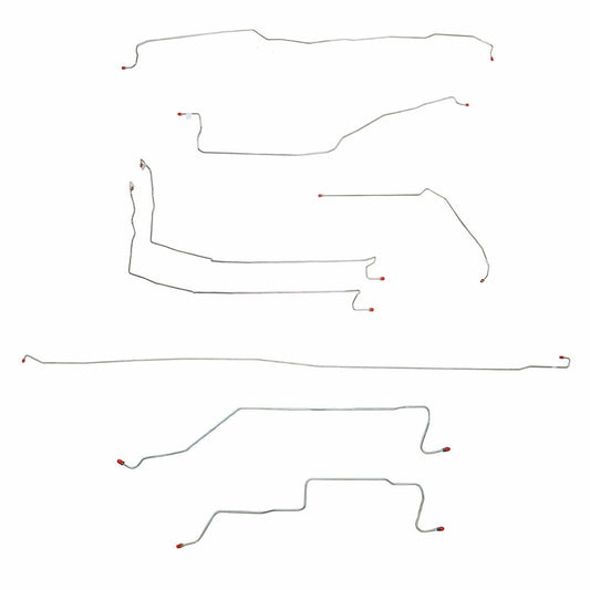 05-07 Chevrolet Silverado 1500 Brake Line Kit 4WD Reg Cab/Long Bed Stainless CBK0076SS - Complete Brake Line Kit Car Part People