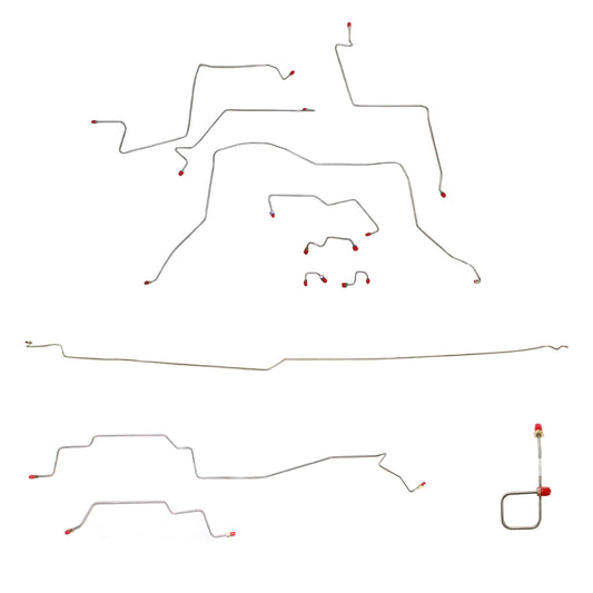 95-97 Dodge Ram 2500 Brake Line Kit 4x4 Ext Cab/Long Bed Stainless Steel CBK0080SS - Complete Brake Line Kit Car Part People
