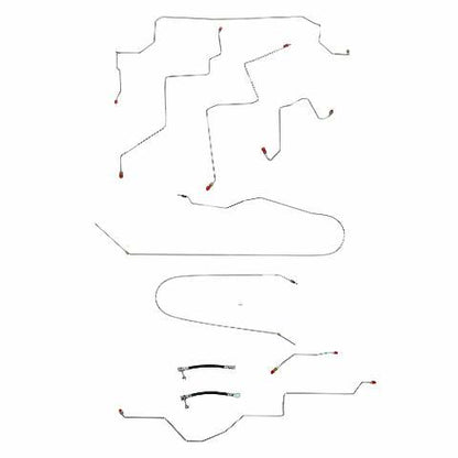 02-05 Dodge Ram 1500 Brake Line Kit 2WD Ext Cab/Short Bed RWABS