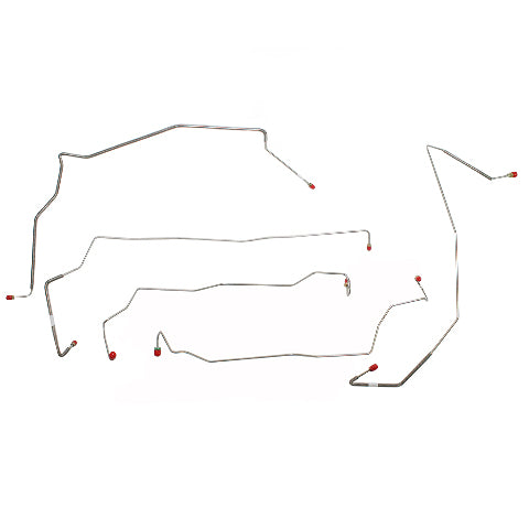 2002-04 Ford F-250 SD Complete Brake Line Kit Crew Cab/Short Bed Stainless CBK0085SS