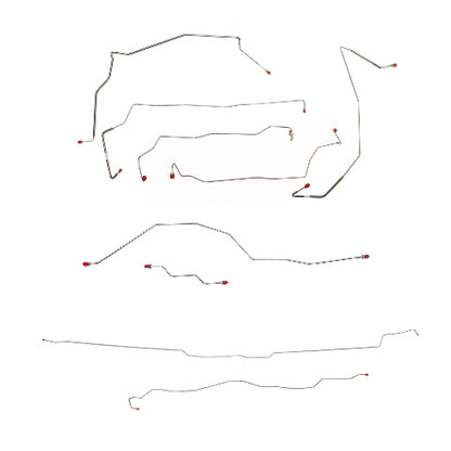 2002-04 Ford F-250 SD Complete Brake Line Kit Crew Cab/Short Bed Stainless CBK0085SS