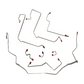 95-97 Dodge Ram 1500 Brake Line Kit 4WD Reg Cab/Short Bed AWABS