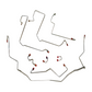 95-97 Dodge Ram 1500 Brake Line Kit 4WD Ext Cab/Short Bed  Stainless Steel