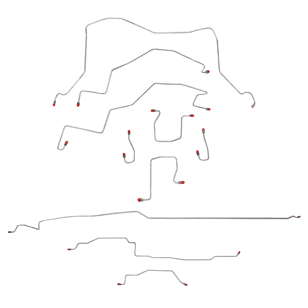 1998-2001 Dodge Ram 1500 Complete Brake Line Kit 4WD Reg Cab/Short Bed Stainless