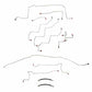 02-03 Durango RT 4WD Disc Brakes Complete Brake Line Kit Steel CBK0096OM