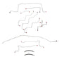 2002-2003 Dodge Durango RT Complete Brake Line Kit 4x4 CBK0096SS