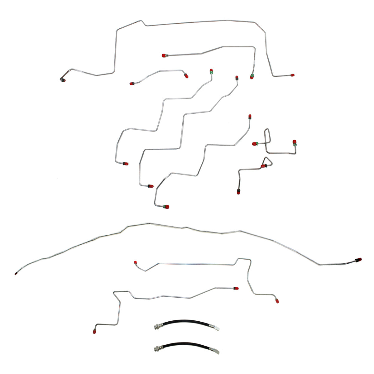2002-2003 Dodge Durango RT Complete Brake Line Kit 4x4 CBK0096SS