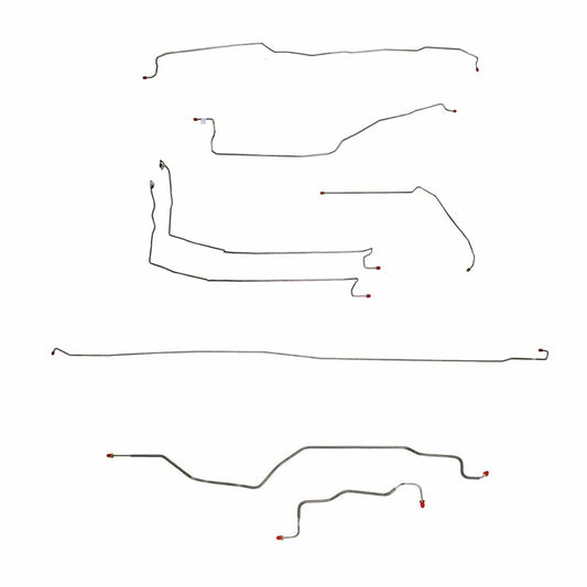 99-02 Chevrolet Silverado 1500 Brake Line Kit 4WD Reg Cab/Long Bed - Complete Brake Line Kit Car Part People
