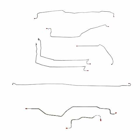 99-02 Chevrolet Silverado 1500 Brake Line Kit 4WD Reg Cab/Long Bed