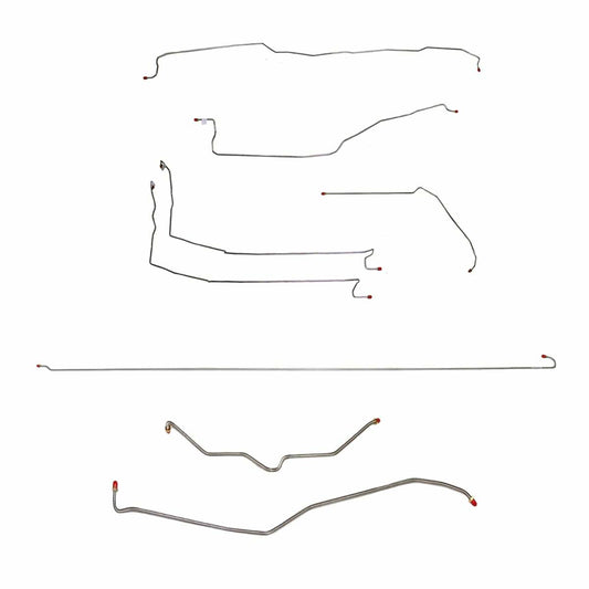 01-07 Chevrolet Silverado 2500 HD Ext Cab/Long Bed Stainless Steel - Complete Brake Line Kit Car Part People