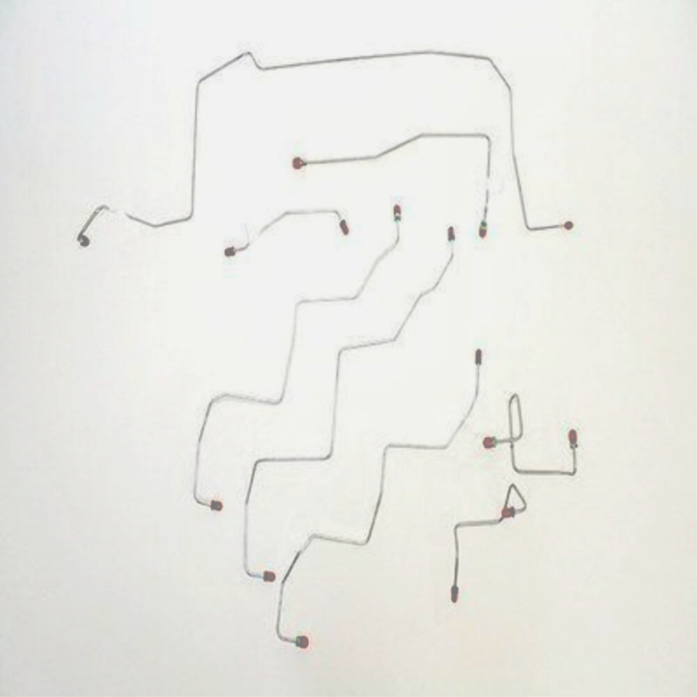 98-01 Ford Explorer Brake Line Kit 5.0L Stainless Steel - Complete Brake Line Kit Car Part People