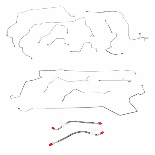 2000-2004 Honda Insight Complete Brake Line Kit Manual Stainless CBK0101SS