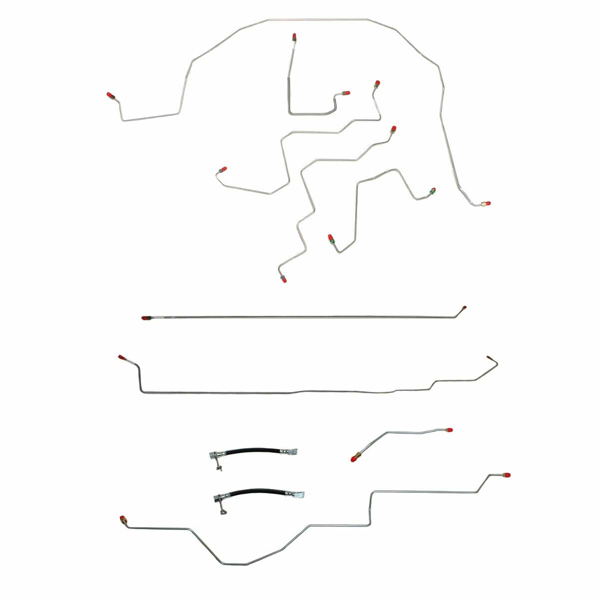 2006 Dodge Ram 1500 Brake Line Kit 4WD Reg Cab/Short Bed RWABS Steel