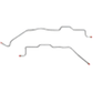 95-00 GMC Sierra K2500 Brake Line Kit Ext Cab/Short Bed Stainless Steel