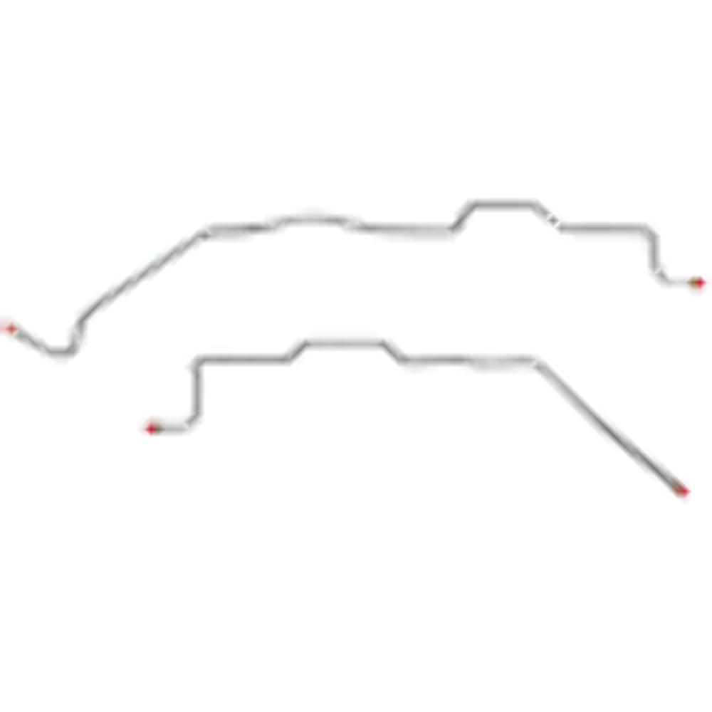 95-00 GMC Sierra K2500 Brake Line Kit Ext Cab/Short Bed Stainless Steel