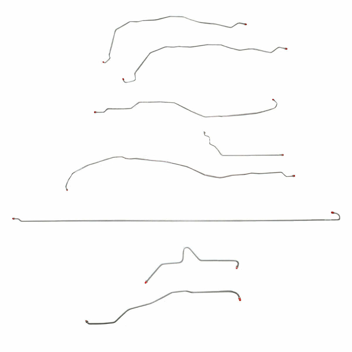 01-07 Chevrolet Silverado 2500 HD Ext Cab/Short Bed 6.0L V8 - Complete Brake Line Kit Car Part People